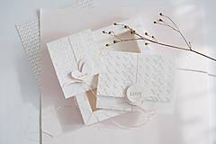 Papiernictvo - Romantický pozdrav - srdiečka - 17269441_