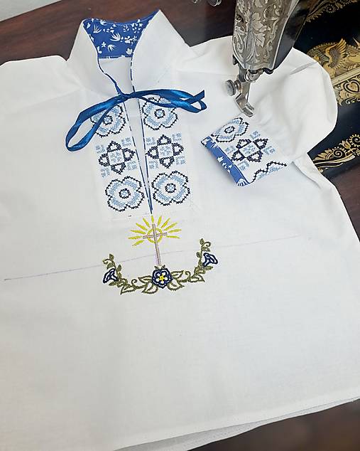 Detské oblečenie - Ľudové Krstné košieľky  (Záhorie) - 17266400_