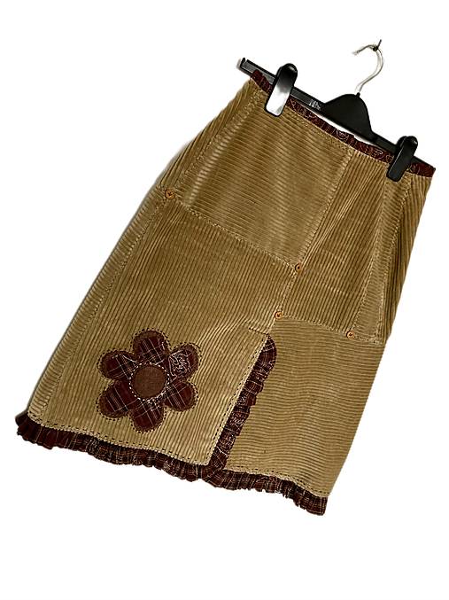 Sukne - Suknička manchestrova recy 36-38 - 17267773_