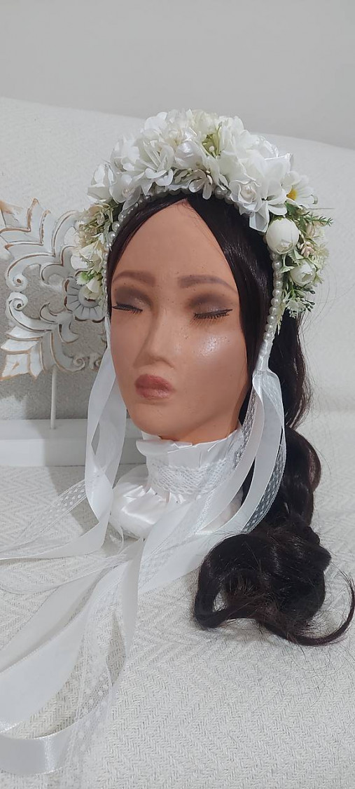 Ozdoby do vlasov - Svadobná parta - 17268271_