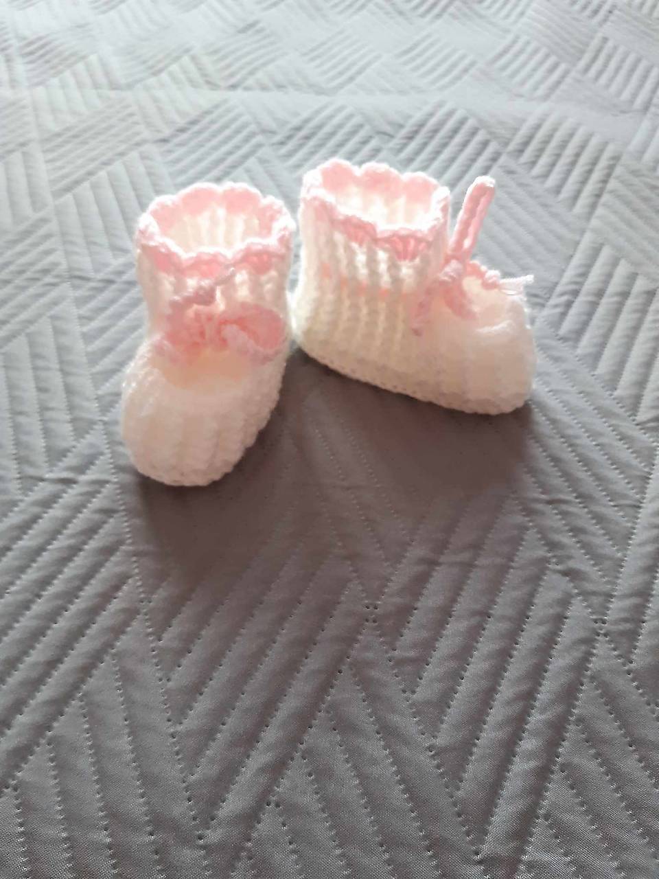 Háčkované papučky