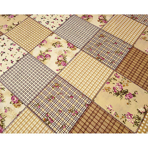 Bavlnená látka OAP Patchwork