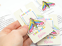 Papiernictvo - Magnetická záložka - Knihomoľa - 17266488_