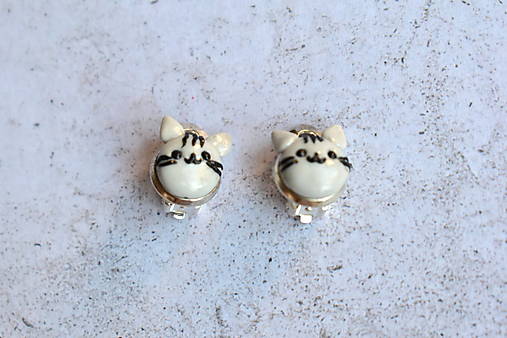 Náušnice - Náušnice pusheen cat - 17268206_