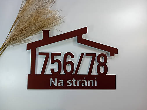 Tabuľky - Číslo na dom: Rezidencia s ulicou - 17268593_