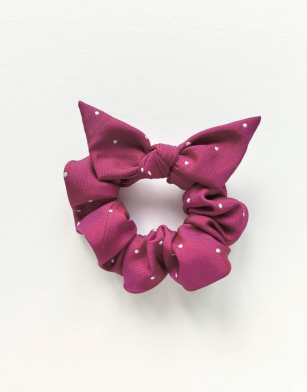 Scrunchie hodvábna (magentová)