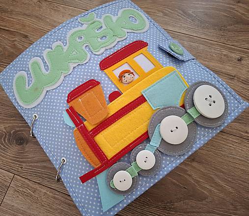 Hračky - Textilná kniha-Quiet Book - 17275155_