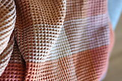 Úžitkový textil - Veľký exkluzívny hrejivý ľanový vafľový pléd 160x200cm - 17273467_