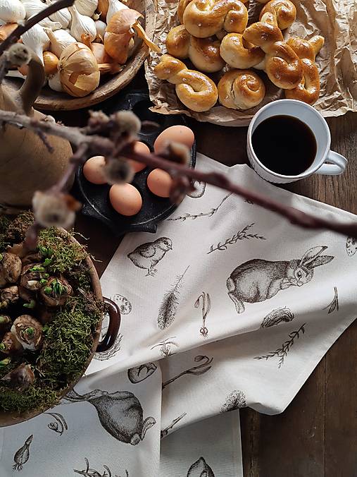 Úžitkový textil - Bavlnená utierka jar - 17275549_