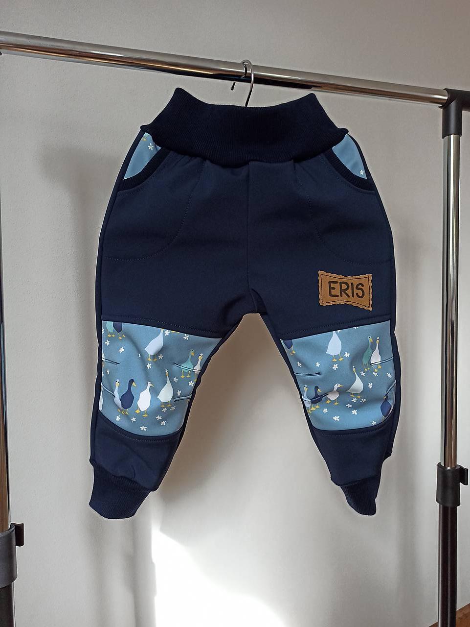 Softshellove nohavice - MODRÉ HÚSKY