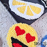 Úžitkový textil - Podložka pod hrnček vlnená VEĽKÁ (Paleta) - 17276070_