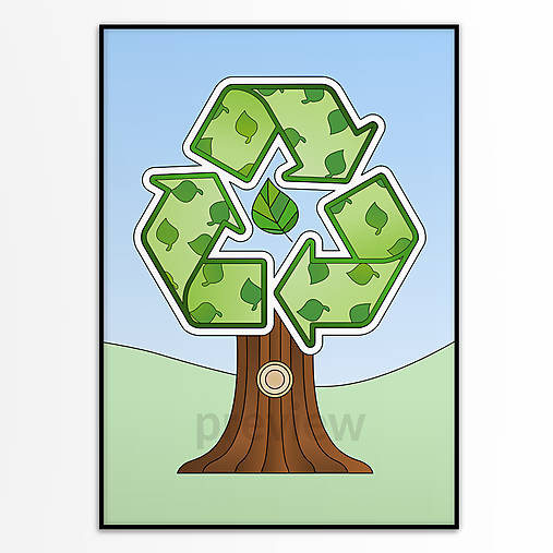Grafika - Poster na tému Ochrana životného prostredia - 17273905_