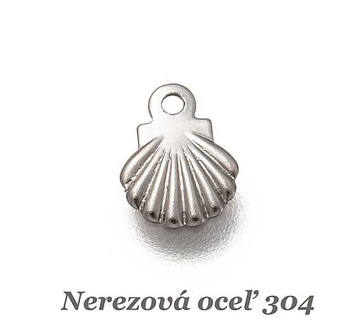 Komponenty - Mušľa /M8264/ - nerezová oceľ 304 - 17277884_