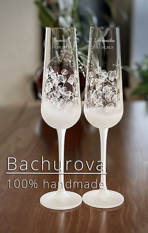 Nádoby - Svadobné poháre_ E U K A L Y P T U S - 17276485_