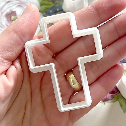 Príbory, varešky, pomôcky - Sada vykrajovačiek - kríž jednoduchý S007-c2 - 17277486_