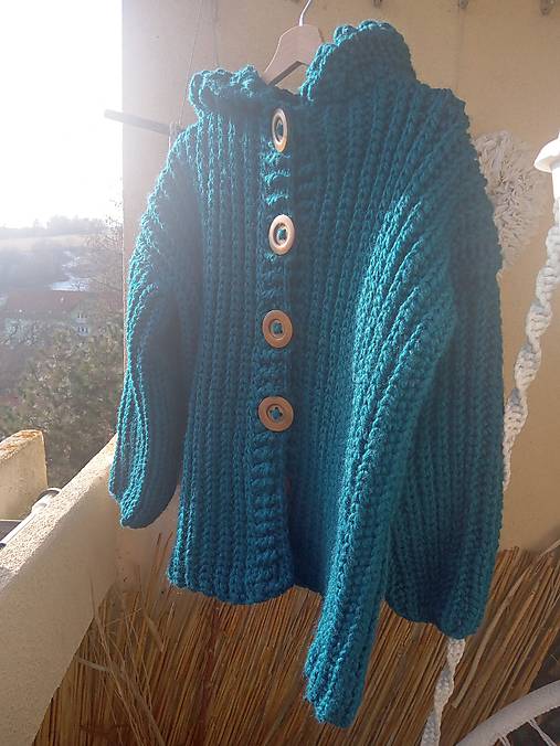Svetre a kardigány - CHUNKY cardigan sveter - 17280106_