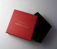 Náušnice - TANA hand made jewellery - keramika/zlato - 17281190_