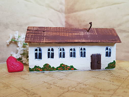 Dekorácie - POSTAV SI SVOJE MESTEČKO (Svetložltý domček - Žltá) - 17281102_