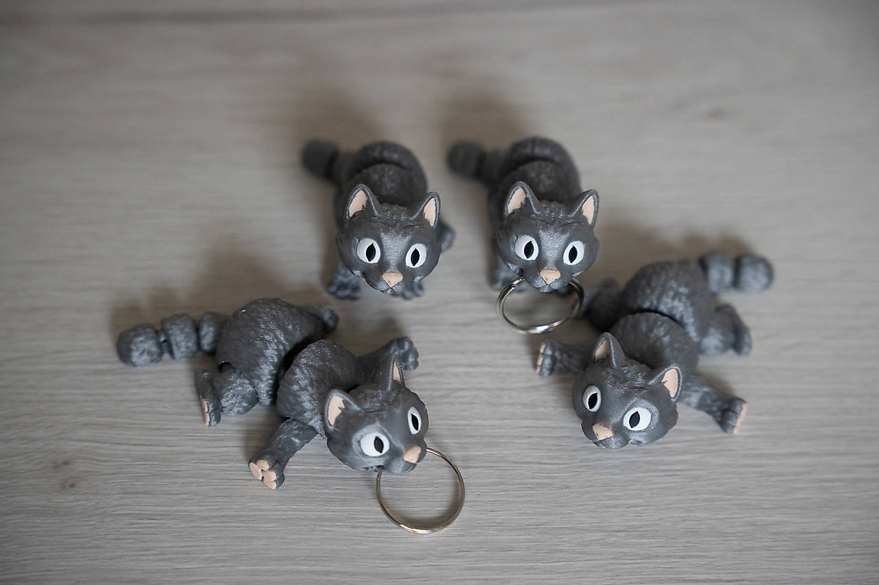 Roztomilé mačiatka – kľúčenky plné zábavy