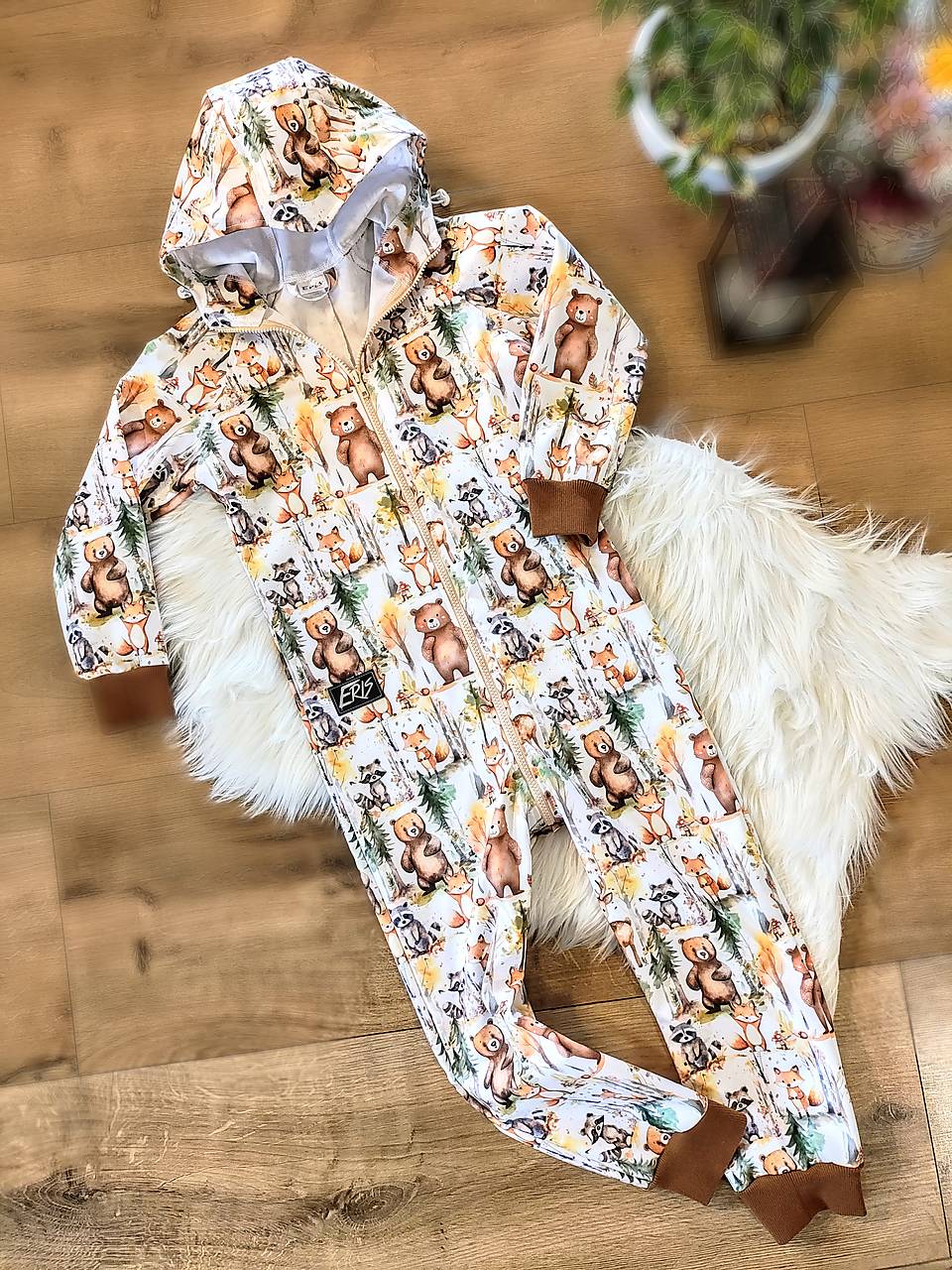 Softshellový overal LESNÉ ZVIERATKÁ