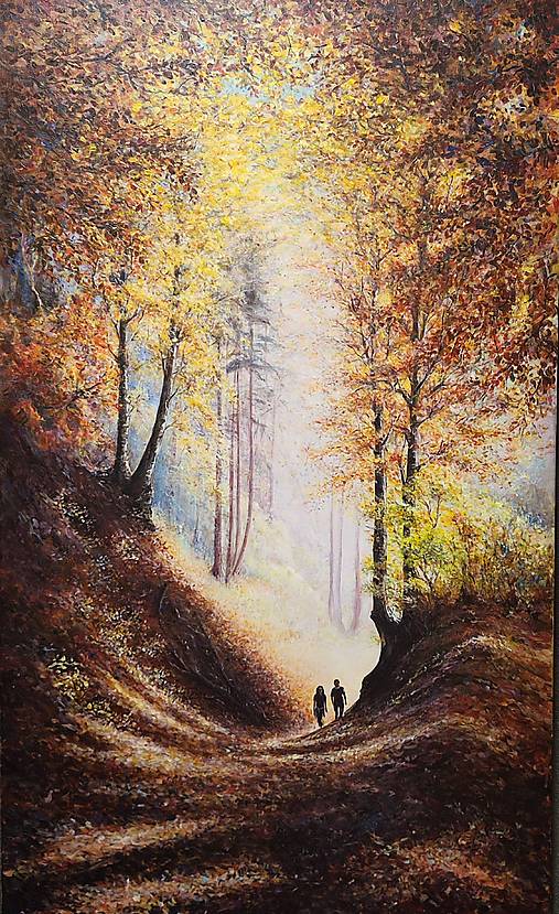 Obrazy - Zlatou bránou- Jesenná cesta na Šachtičky  - 17283120_