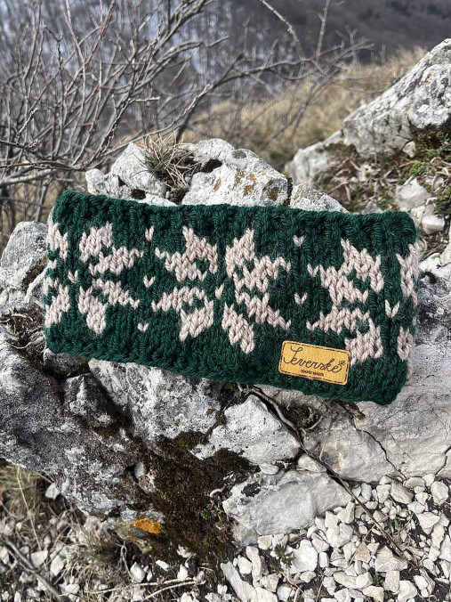 Čiapky, čelenky, klobúky - Smaragd čelenka - 17283029_