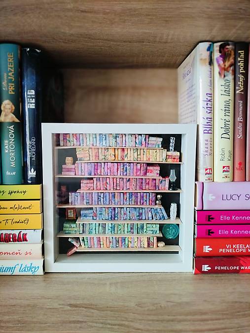 Dekorácie - Mini knižnica  - 17287062_