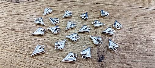 Komponenty - Prívesok Srdiečko - 16x11 mm - 17286993_