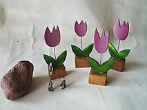 Dekorácie - Tulipány vo farbách ruží, malín a vína... - 17285605_