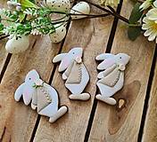 Dekorácie - Zajko v kabátiku - 17286378_