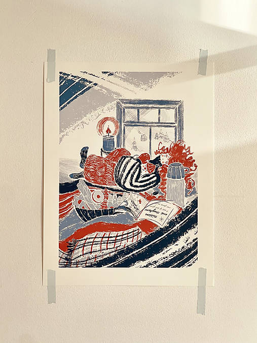 Grafika - Ultimátne zimné hygge - Ilustrácia | Print - 17288233_
