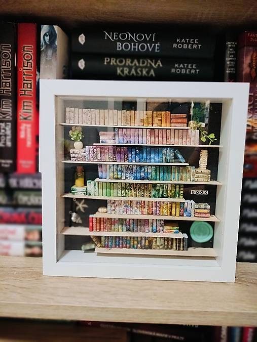 Dekorácie - Mini knižnica  - 17291060_