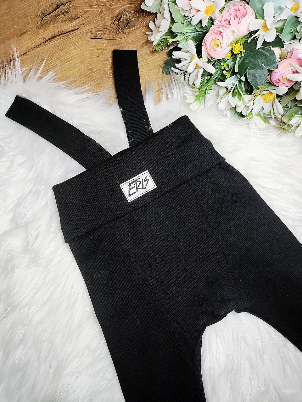 REBROVANÉ legíny na traky ČIERNE 