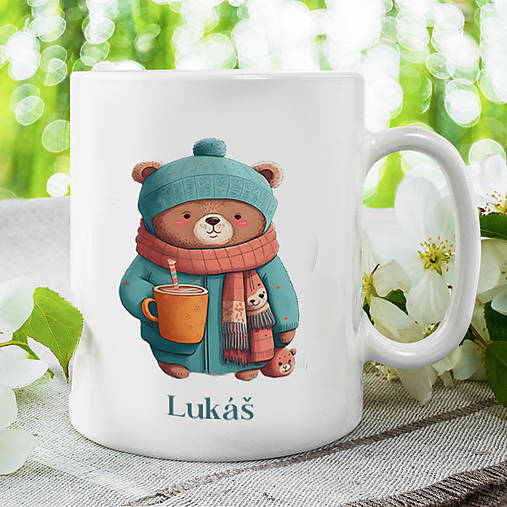 Nádoby - MACKO keramický hrnček s ľubovoľným menom - 17290162_