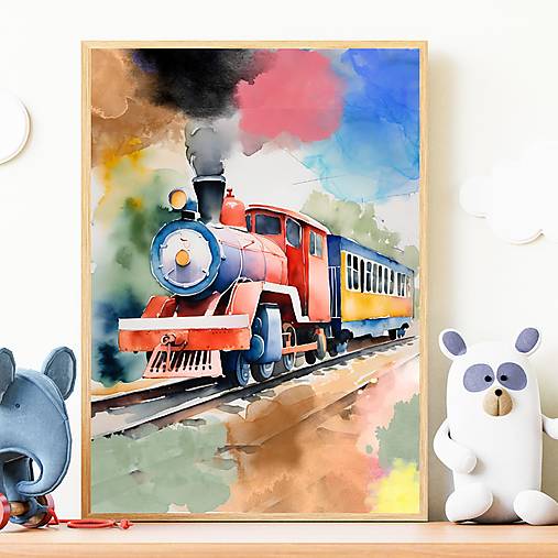 Obrazy - Plagát Vláčik, Vlak PDF - 17288649_