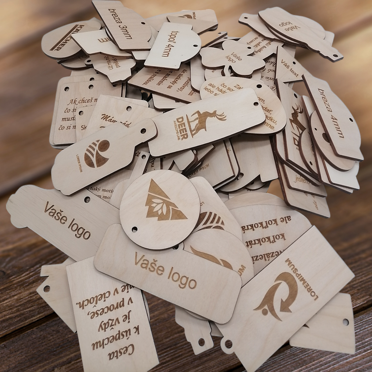 Vlastné LOGO alebo POPIS