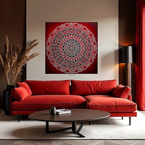 Obrazy - MANDALA LÁSKY, POZITÍVNEJ ŽIVOTNEJ ENERGIE a RADOSTI zo života❤️ energetický obraz na "mieru" do Vášho domova - 17293194_