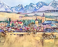 Obrazy - Spišské Vlachy - obraz na želanie - 17292950_