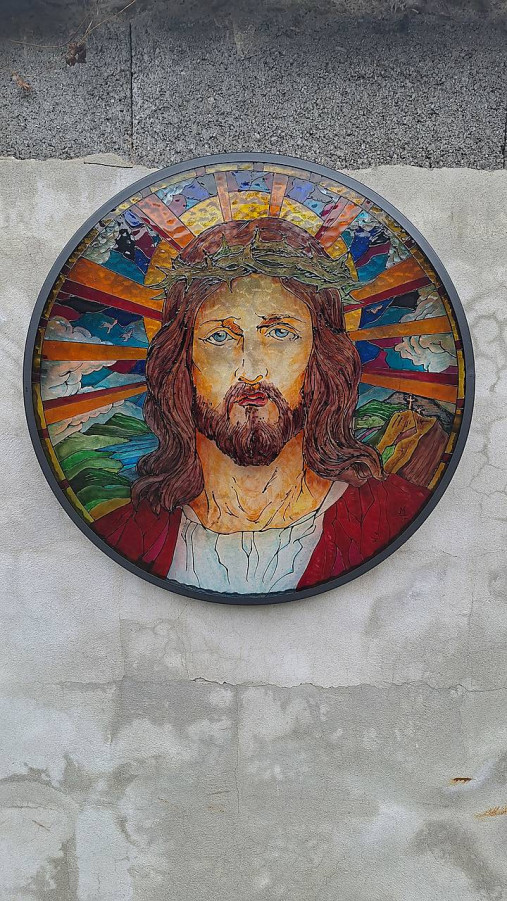 Obrazy - Portrét Ježiša - ručne maľovaný originál - 17293047_