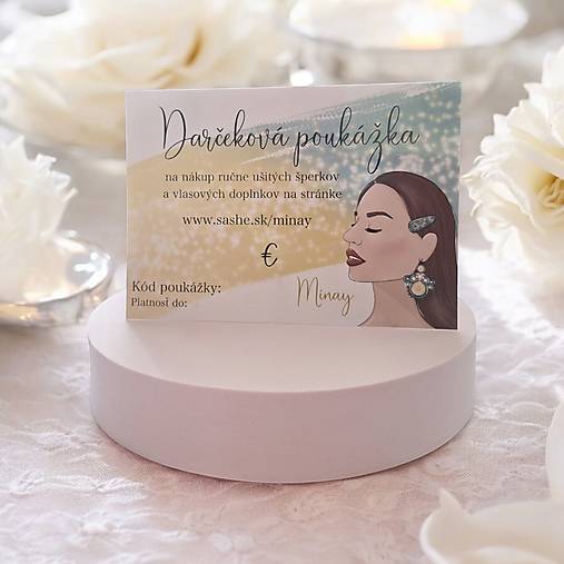 Darčekové poukážky - Darčeková poukážka MINAY - 17293455_
