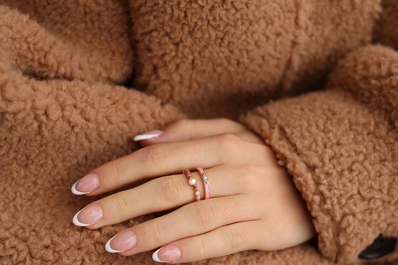 Sada - Prstienky DUO pink