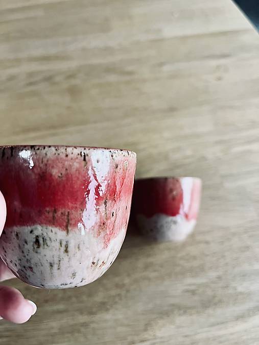 Espresso pohárik (korálová) kamenina