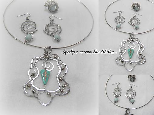 Sady šperkov - prívesok List... - 17294393_