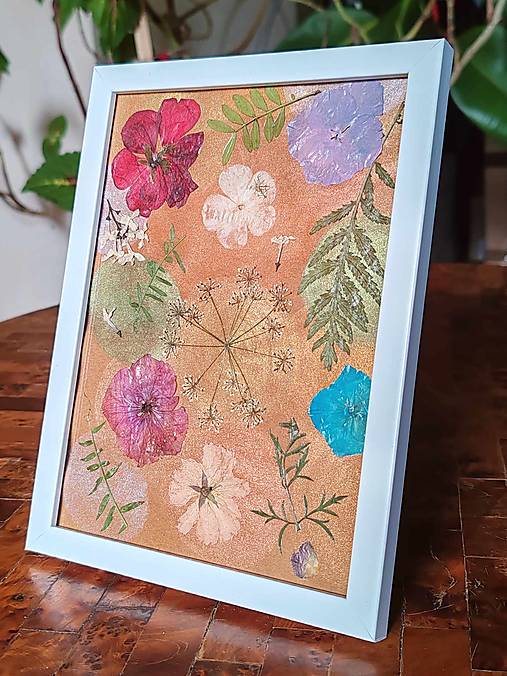 Obrazy - Popri plote - A5 - biely rám - 17296793_