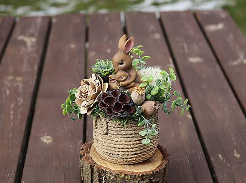 Dekorácie - Veľkonočný aranžmán - 17296587_