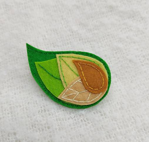 Brošne - Brošňa (Prvý jesenný list) - 17297770_