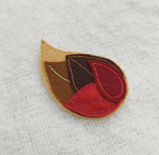 Brošne - Brošňa (Prvý jesenný list) - 17297771_