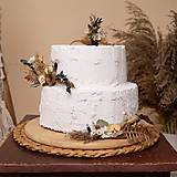  - Sušené kvety - dekorácia na tortu (Zelená) - 17298000_