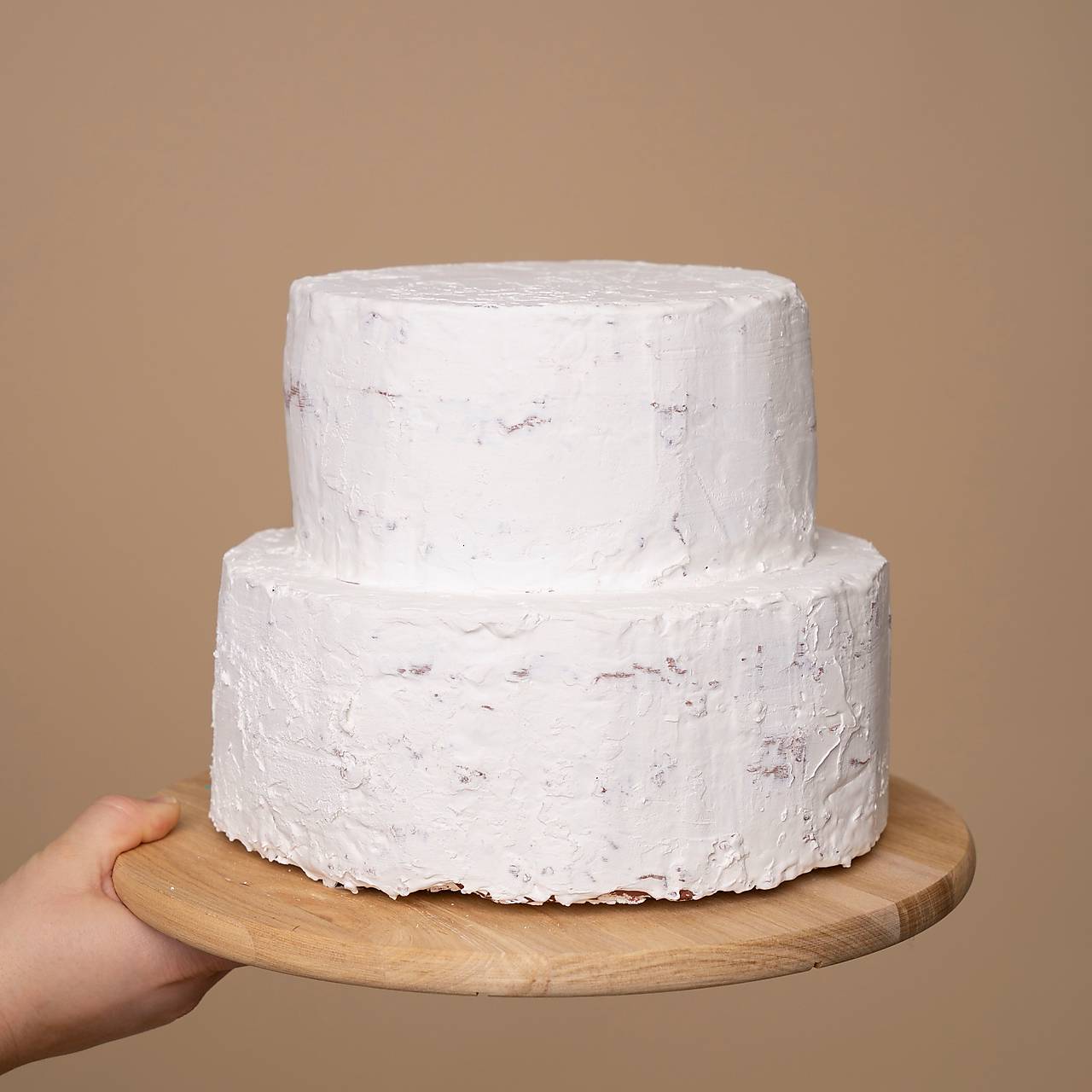 Poschodová torta - rekvizita na fotenie alebo do výkladu. (Biela)