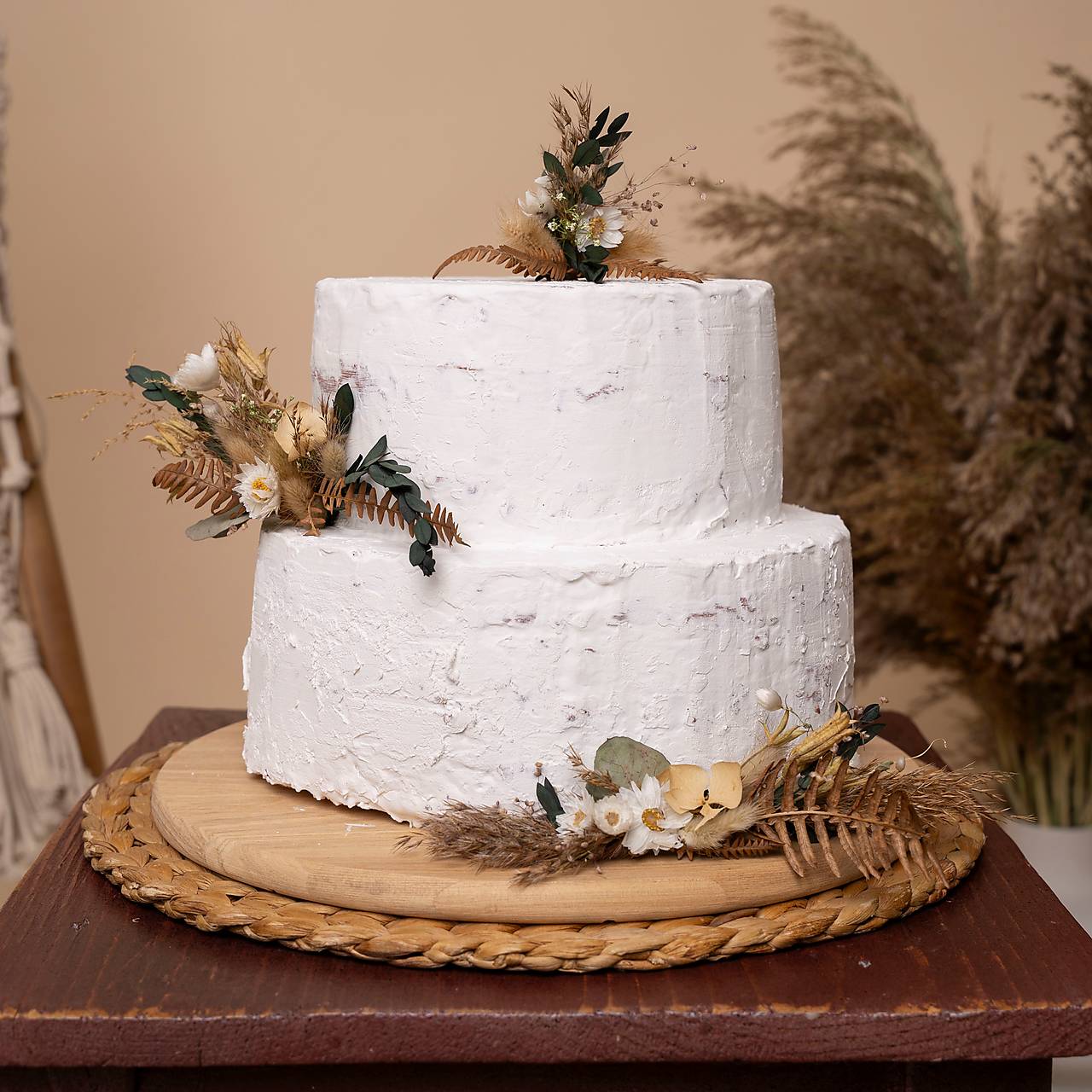 Sušené kvety - dekorácia na tortu (Zelená)